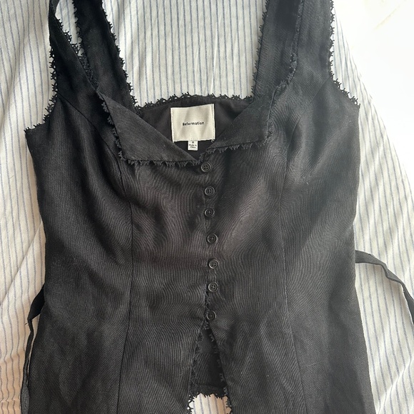 Reformation viola linen top xs - Picture 2 of 3